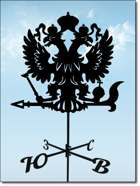 фото флюгер герб россии