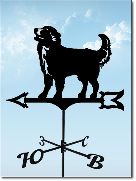 фото флюгер собака кавказская овчарка